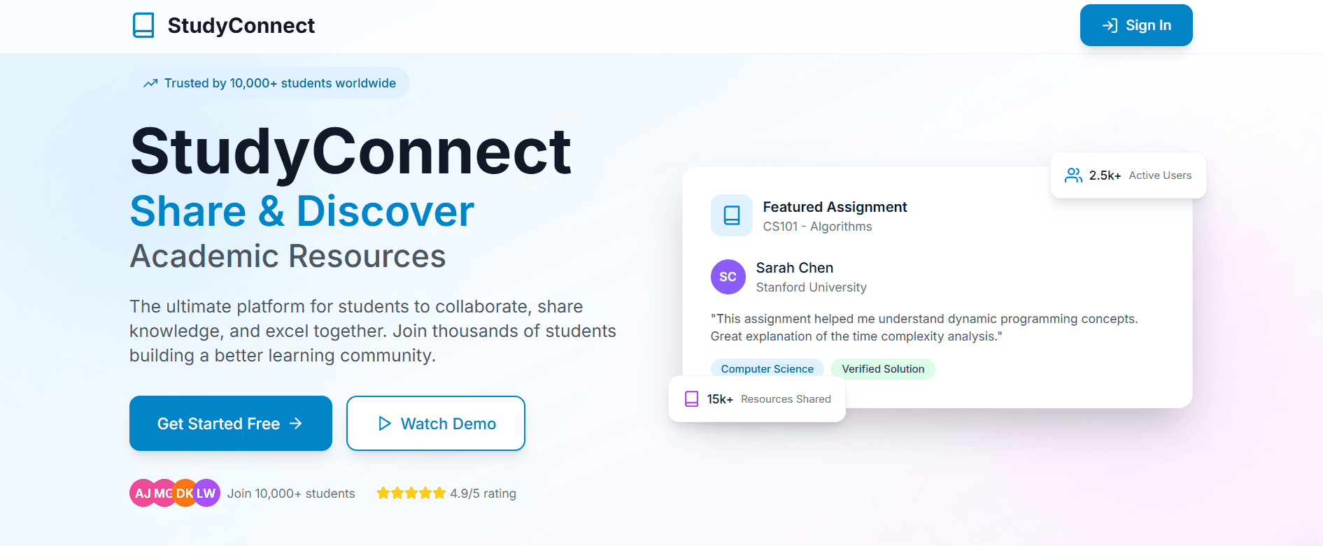 StudyConnect Platform